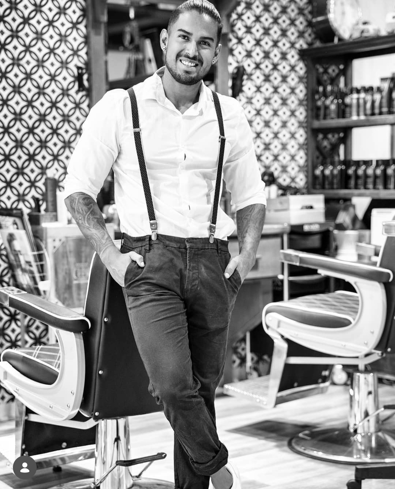 Joseph, barbero de Noi Barber Shop